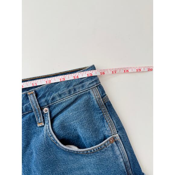 Agolde magda dark wash wide leg carpenter jeans - size 28 - Picture 7 of 10